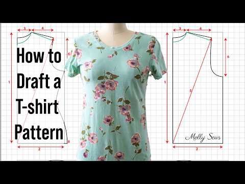 Make A T-Shirt Pattern from your Measurements