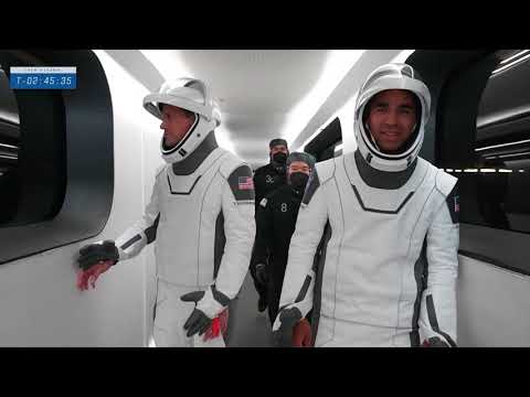NASA's SpaceX Crew 3 Flight Day 1 Highlights