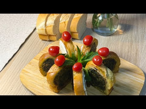 Easy Persian Veggie Toast - Koko Sabzi