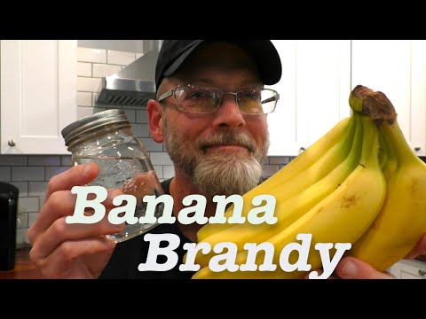 🍌How to make Banana Brandy + Chocolate Banana Liqueur!🍌