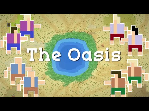 Desperate Desert Kingdoms Fight Over An Oasis! - WorldBox