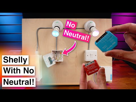 No Neutral? No Problem! — 2 Ways to Make Shelly Smart Relays Work!