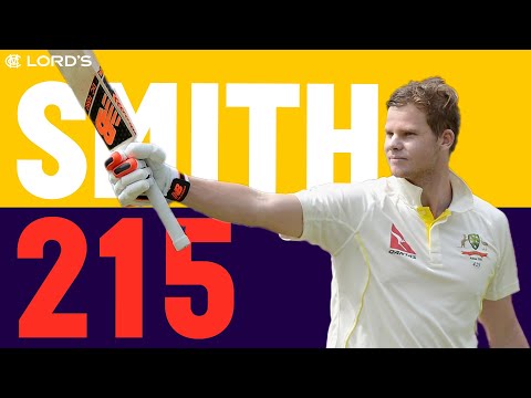 Sensational Lord's Double Hundred! | Steve Smith Hits 215 In Ashes Test | England v Australia 2015