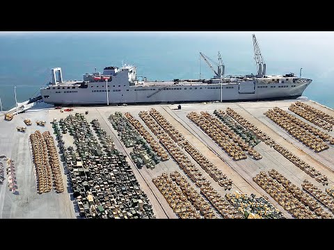 How the US Unloads Billions $ Worth of Military Hardware at Middle East Ports