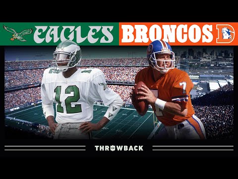 Cunningham vs Elway in an ELITE Jersey Matchup! (Eagles vs. Broncos 1989, Week 8)