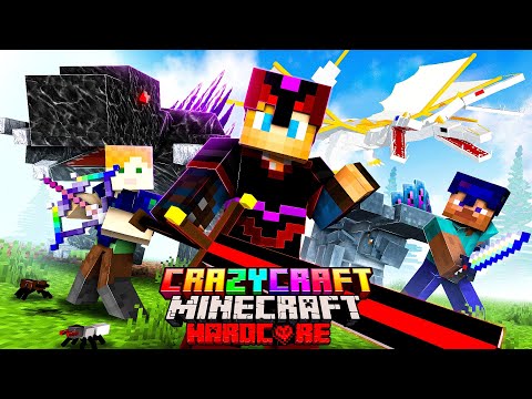 I Spent 100 Days in CRAZY CRAFT with FRIENDS in Hardcore Minecraft!