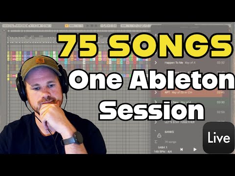 I Built a 75-Song Ableton Set… In One Session