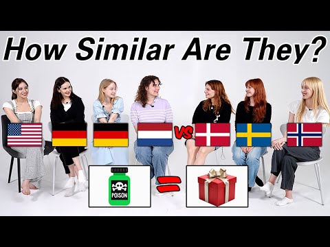 Gift Mean Poison in Germany!!! l Can Germanic Language Understand Each other