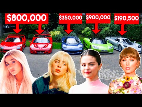Most expensive cars owned by female singers (Ariana Grande, Billie Eilish, Selena Gomez,Taylor Swift