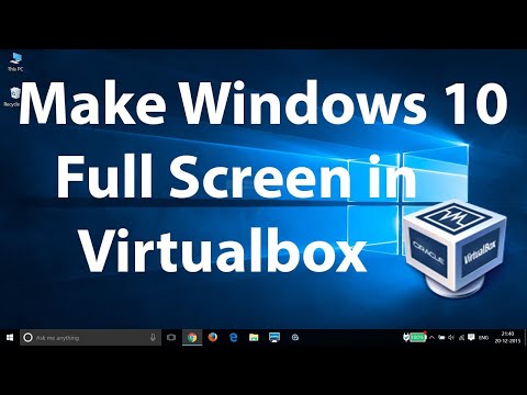 How To Make Full Screen On Windows Using VirtualBox [2024]