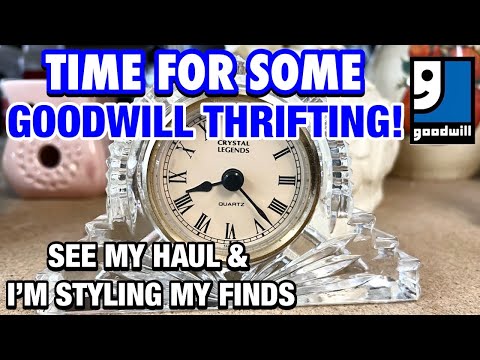 What a timeless piece! GOODWILL THRIFT WITH ME 2022 + HOME DECOR THRIFT HAUL *