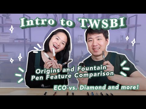Intro to TWSBI Fountain Pens: TWSBI Models and How They're Different!