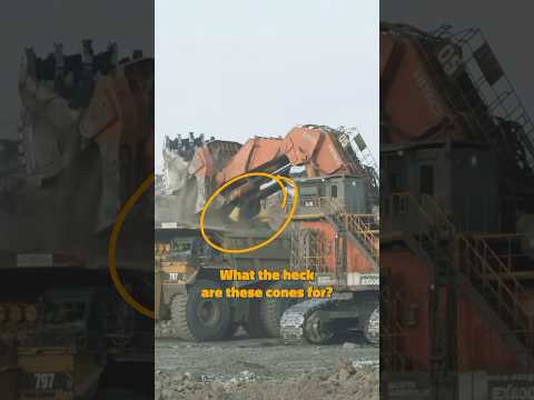 What Are These Cones on a Mining Excavator?