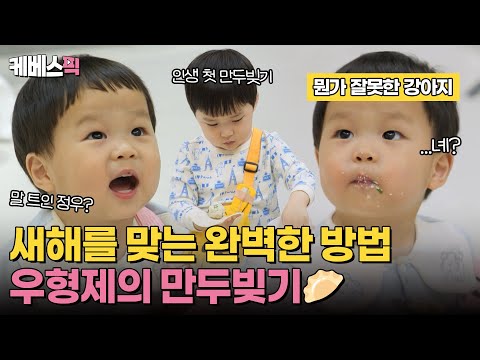 [#슈퍼맨이돌아왔다] 2025년 새해가 밝았습니다! 만두 빚기로 시작하는 호우부자의 새해맞이🌅｜KBS 250101 방송