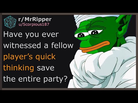 Have you ever witnessed a fellow player’s quick thinking save the entire party? #dnd