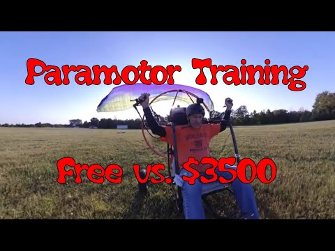 Paramotor Training: Free versus paying $3500