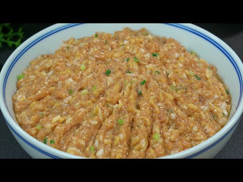 白菜餃子餡要像好吃，調餡是關鍵，白菜切記不能用鹽沙水