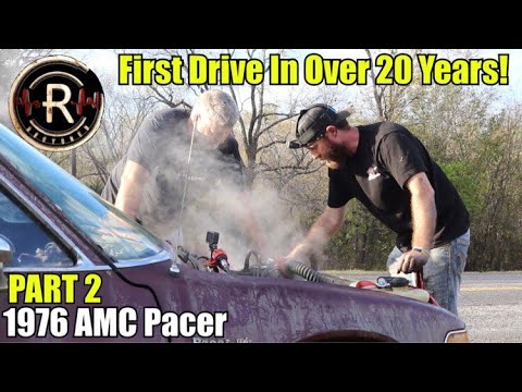 First Drive In Over 20 Yrs | ABANDONED 1976 AMC Pacer (P2)| Fix'n Brakes VS Fix'n To Break| RESTORED
