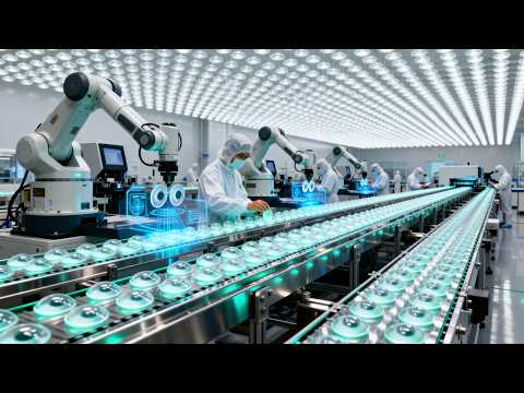 Inside the Most Futuristic Contact Lens Factory: From Lab Gel to Daily Eye Protection (Full Process)