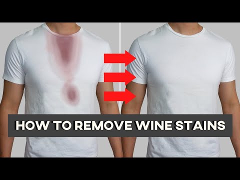 How To REMOVE Wine Stains! | THE ONLY METHOD YOU NEED TO KNOW