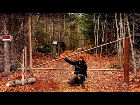 Off Grid Property Building A Driveway Gate