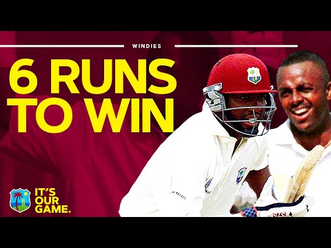 Courtney Walsh Batting With Brian Lara To BEAT Australia | TENSE Final Wicket Partnership IN FULL