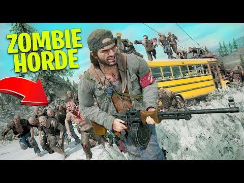 Fighting a ZOMBIE HORDE in Days Gone!