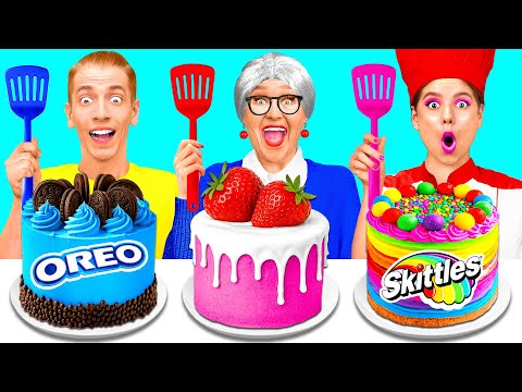 Me vs. Grandma Cooking Challenge | Kitchen Battle with Secret Gadgets BooGaGa