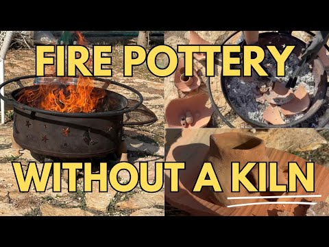 Firing Pottery in an Outdoor Fire Pit