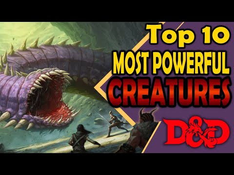 Top 10 Most Powerful Creatures For Their CR Level