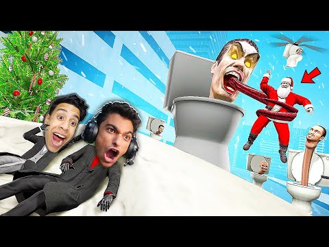 لعبة الغميضة الهروب من شتبي دوب يس المثلج مع عبده ماندو خطفو بابا نويل..!! 🔥😱 | Garry's Mod