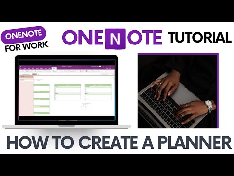 HOW TO CREATE A ONENOTE PLANNER (2024) | Use OneNote for Work | Organization | Increase Productivity