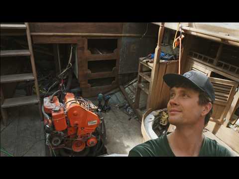 Starting to gut the interior of my 60 year old boat - no. 13