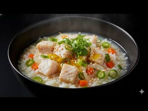 A warm, healing dish worthy of a hotel, flounder porridge!