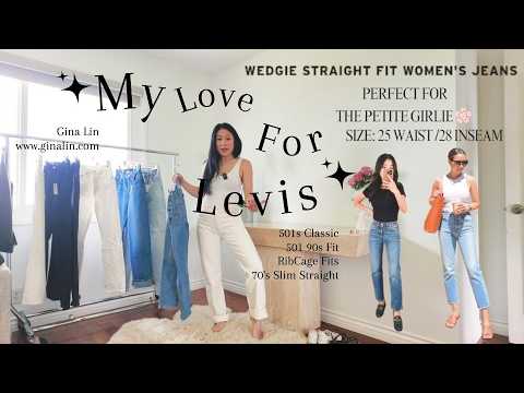 Levi’s Denim Haul 👖 My Favorite Fits Over the Years + How to Find Your Size