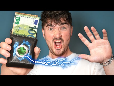 Geldbeutel mit Fingerabdruck-Sensor (+Elektroschock)