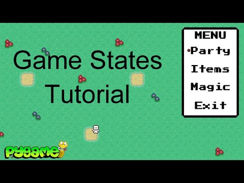 Pygame Game States Tutorial: Creating an In-game Menu using States