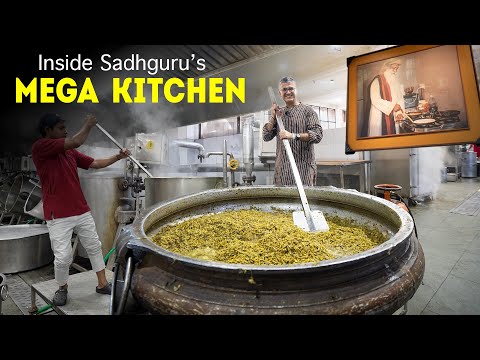 Inside Sadhguru’s Mega Kitchen l Isha Foundation Satvik Food Experience l Akshaya + Biksha