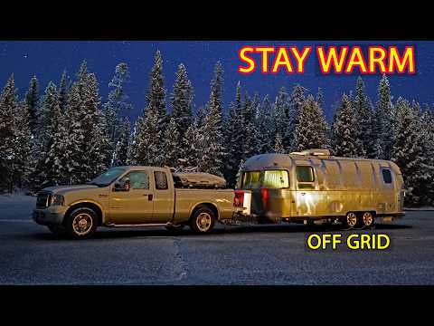 How to STAY WARM inside a COLD RV ❄️