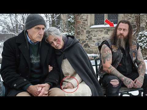 Hells Angel Sees Elderly Couple Abandoned on Christmas Eve — What Happens Next Will Shock You!