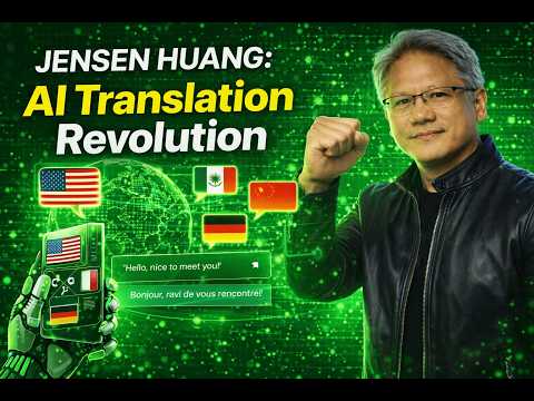 NVIDIA’s Jensen Huang  AI Translation Will Change the World Forever