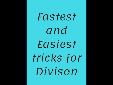 Divide any number by 2, 3, 7 and 9 in secs || Divisibility rules