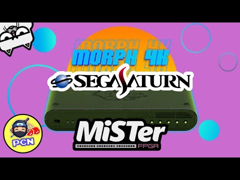 Pixel FX Morph 4K ❤️ SEGA Saturn Dual RAM on MiSTer FPGA | Playing in 4K | Let's Go