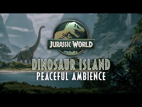 Jurassic World | 🌤️ Peaceful Ambience & Dinosaur Sounds, No Mid-roll Ads - Jurassic Park