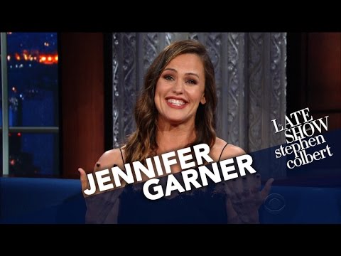 Jennifer Garner Uses Her Endorsing Skills For 'The Late Show'
