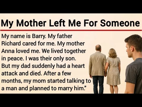 Learn English Through Story Level 3 | Graded Reader | English Story | My Mother Left Me For Someone