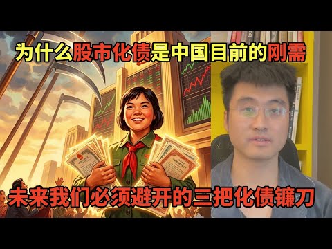 为什么股市化债是中国目前的“刚需”？未来我们必须避开的三把化债镰刀 | 化债 | 中国经济 | 土地财政 | 新国九条 | 并购六条 | A股 | 上证指数