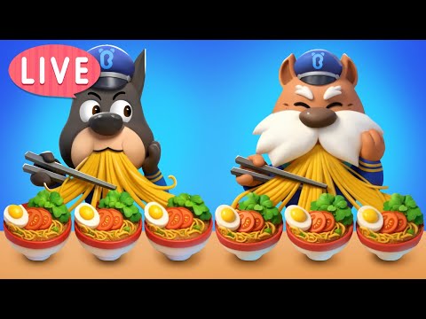 🔴LIVE | Dobie's Kung Fu Journey | Fun Story | Police Cartoon | Sheriff Labrador