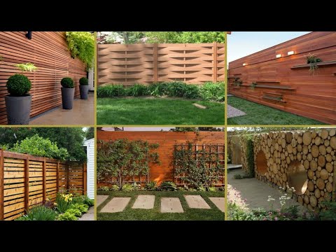 AMAZING! 100+ WOODEN PRIVACY FENCE DESIGN IDEA | HOW TO CREATE PRIVATE OUTDOOR BACKYARD LIVING SPACE