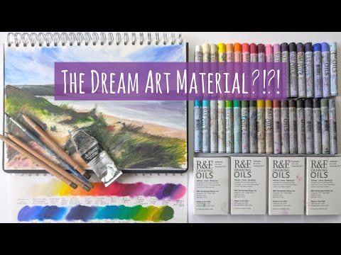 NEW! R&F Drawing Oils: Oil Pastels that DRY?! Comparison with Sennelier, Neopastels & Pigment Sticks